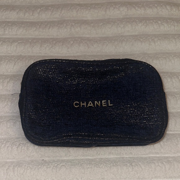 CHANEL Midnight Blue Makeup Pouch - Picture 1 of 2